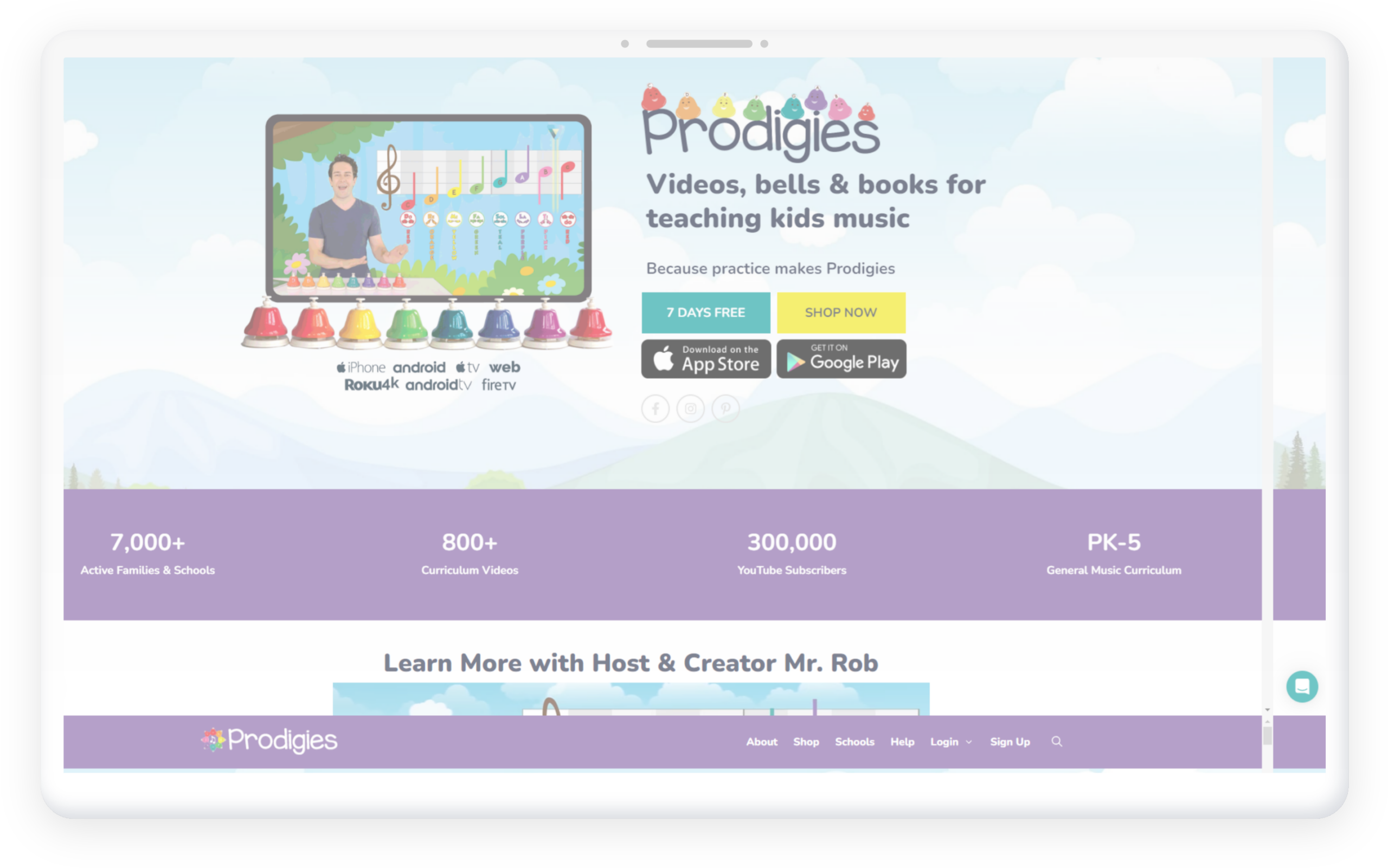 prodigies music desktop preview